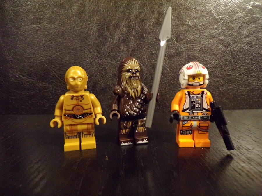 3 Lego Starwars figurer D