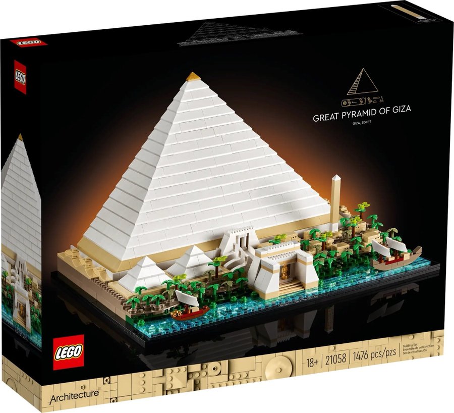 Nyskick! LEGO Architecture Great Pyramid of Giza 21058