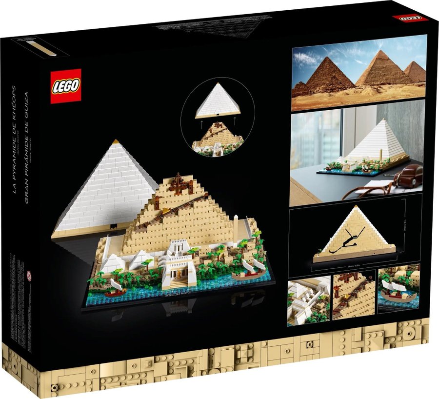 Nyskick! LEGO Architecture Great Pyramid of Giza 21058