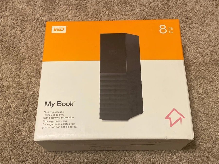 WD My Book 8TB - Extern Hårddisk