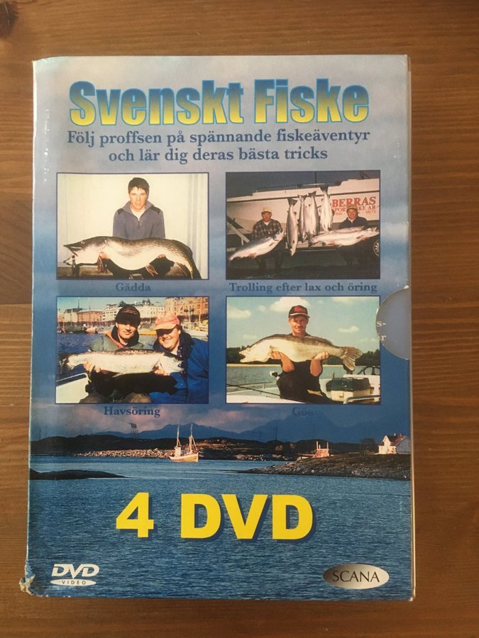 Svenskt fiske 4 DVD Box