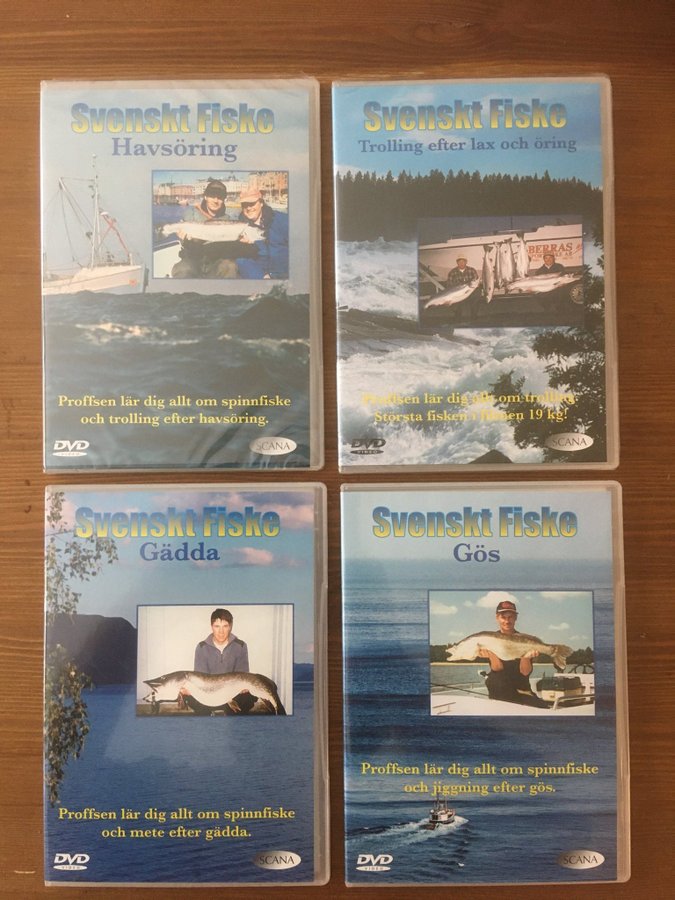 Svenskt fiske 4 DVD Box