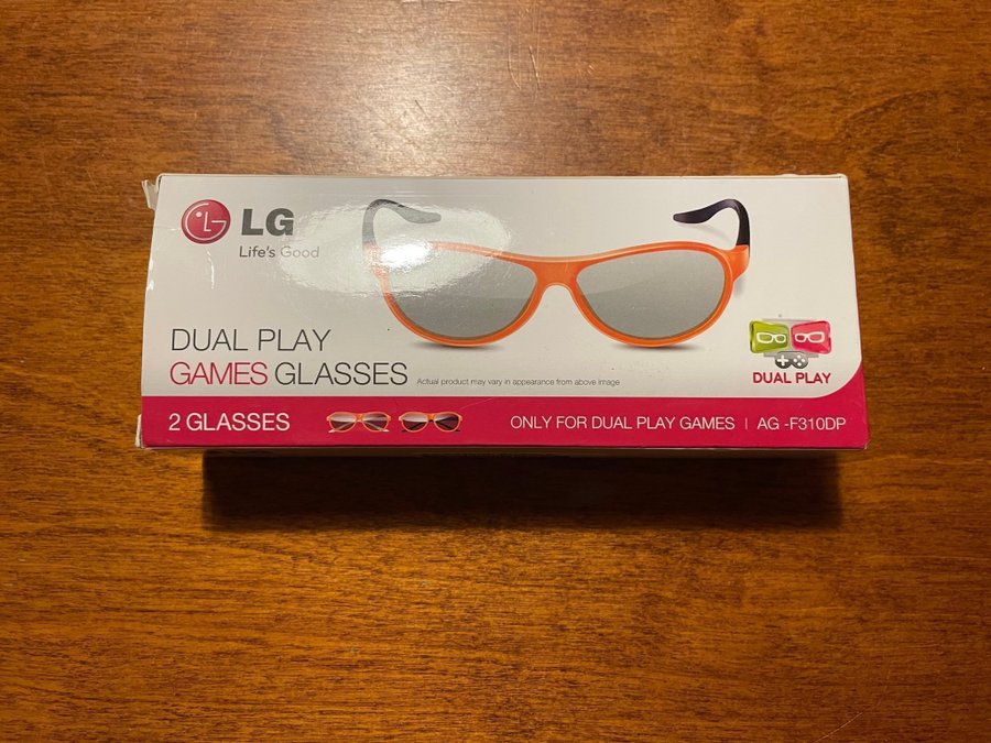 LG Dual Play glasögon