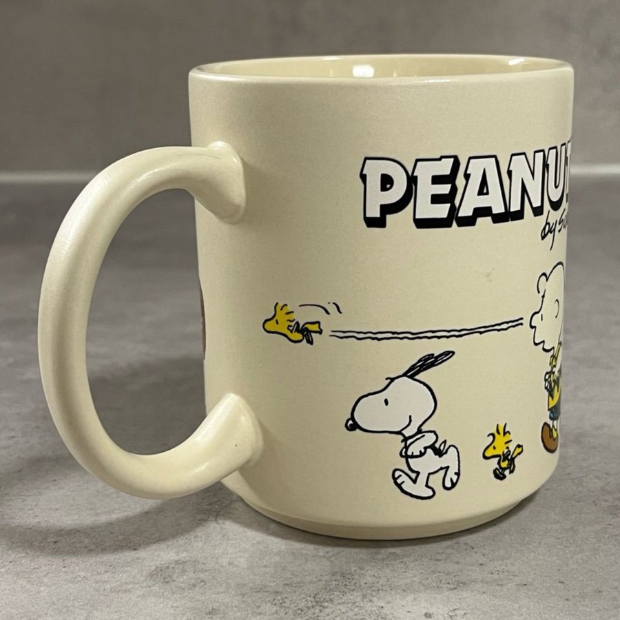 Peanuts SnoopyGang Lucy Charlie Brown Mugg Typo