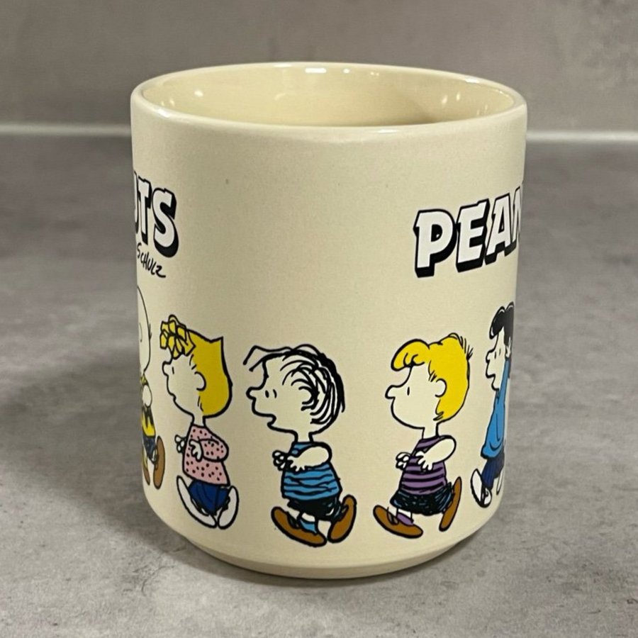 Peanuts SnoopyGang Lucy Charlie Brown Mugg Typo