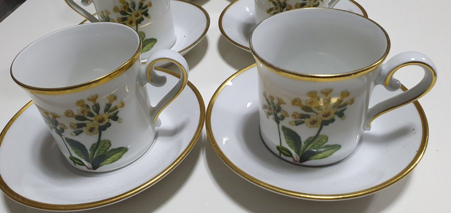 Kaffe Set med Blommor 12 delar