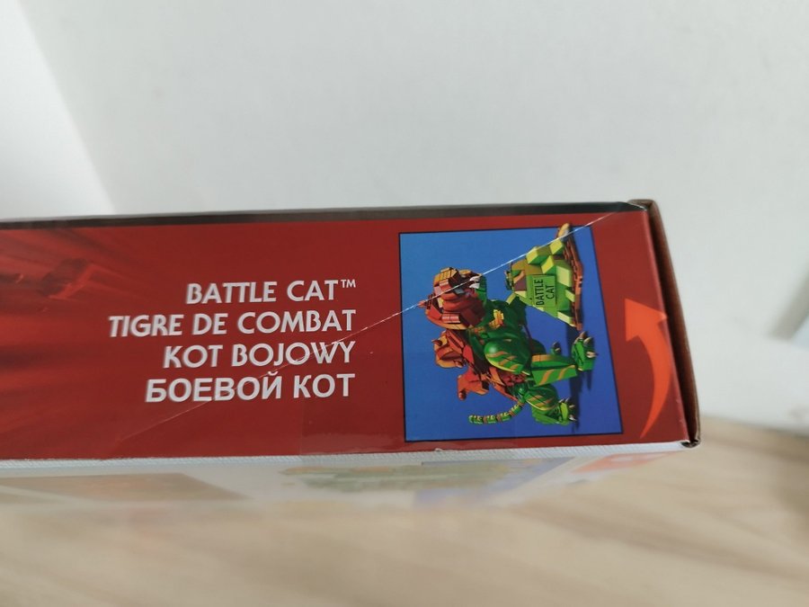 Mega construx masters of the universe he-man battle cat bouwset