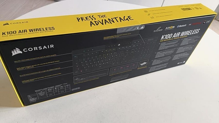 Corsair K100 Air Trådløs Gamer Tastatur