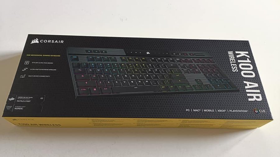 Corsair K100 Air Trådløs Gamer Tastatur