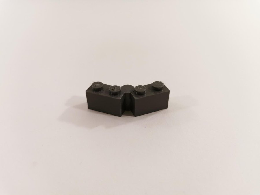 Lego - brick - hinge - gångjärn - part 3830 / 31 - mörkgrå (Bluish)