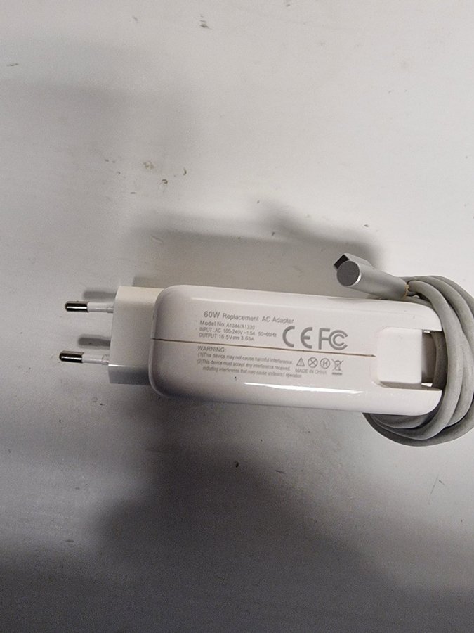 Apple 60W MagSafe L strömadapter kompatibel A1344