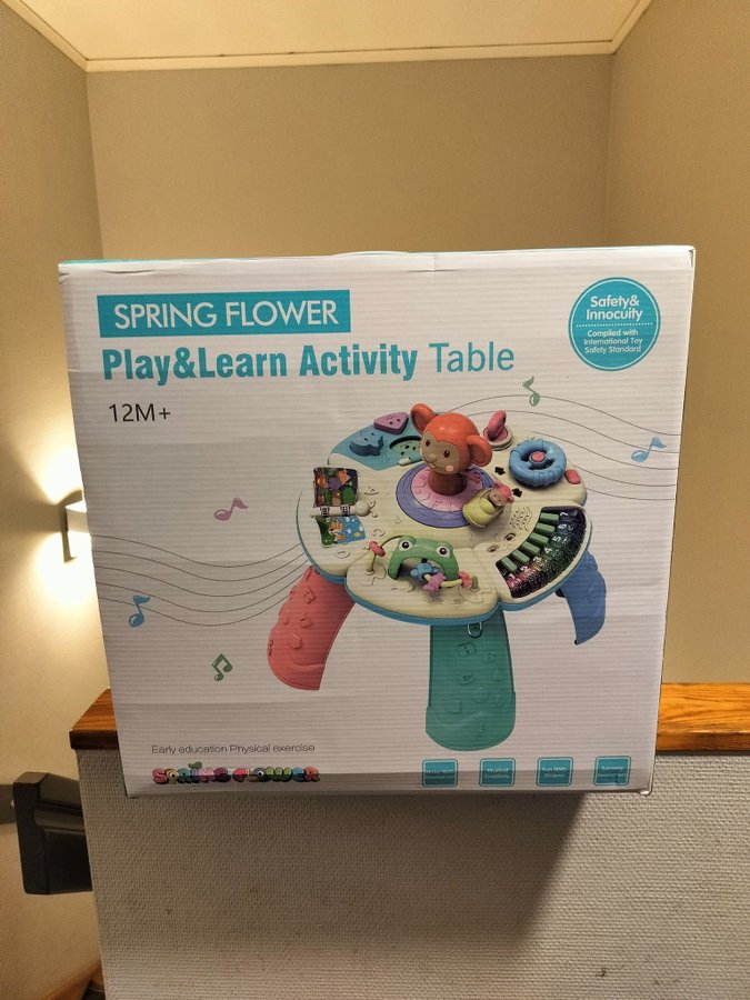 Spring Flower Play  Learn Activity Table - Lekbord för barn