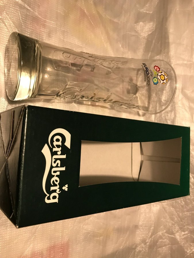 Ett öl glas från Carlsberg