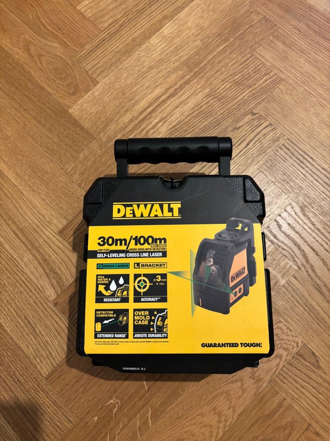 Krysslaser dewalt grön