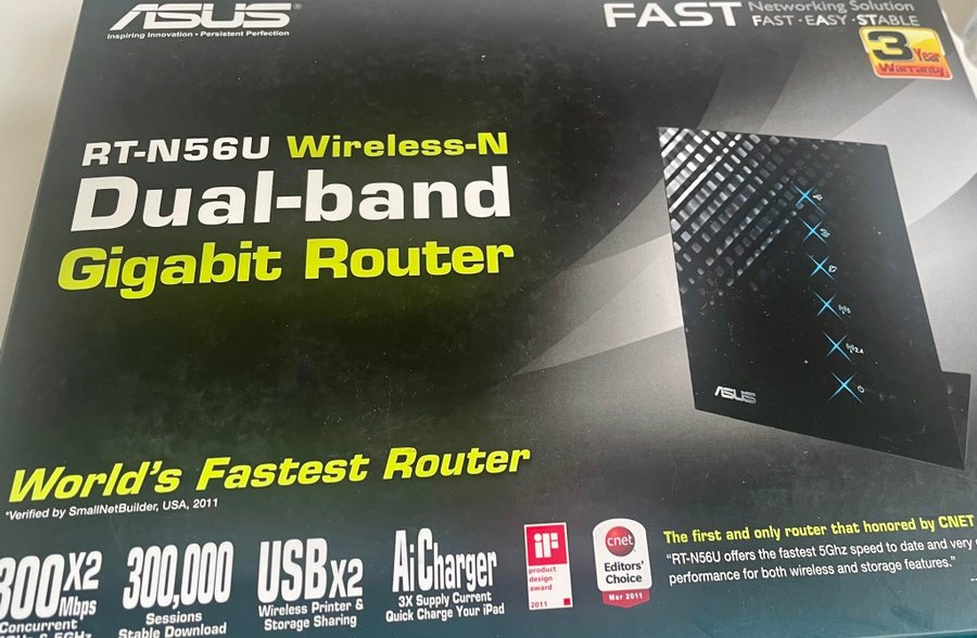 ASUS RT-N56U Dual-Band Gigabit Router