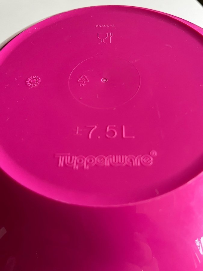 Tupperware stor vispskål 75 lit