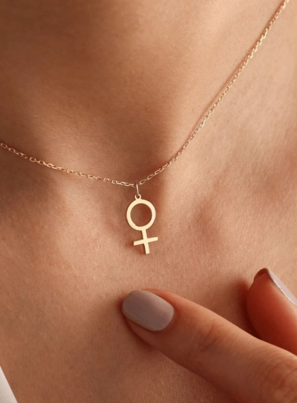 Venus Kvinnotecken Feminism halsband