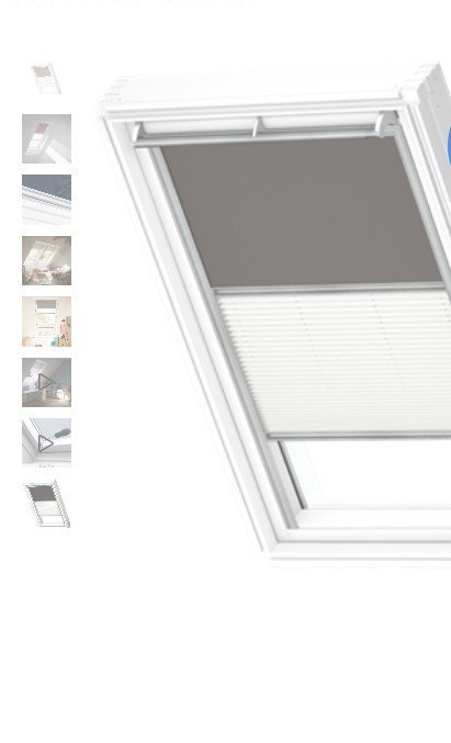 HELT NY ! VELUX Takfönster Duogardin/mörkläggning DFD P10 410 1025S VIT