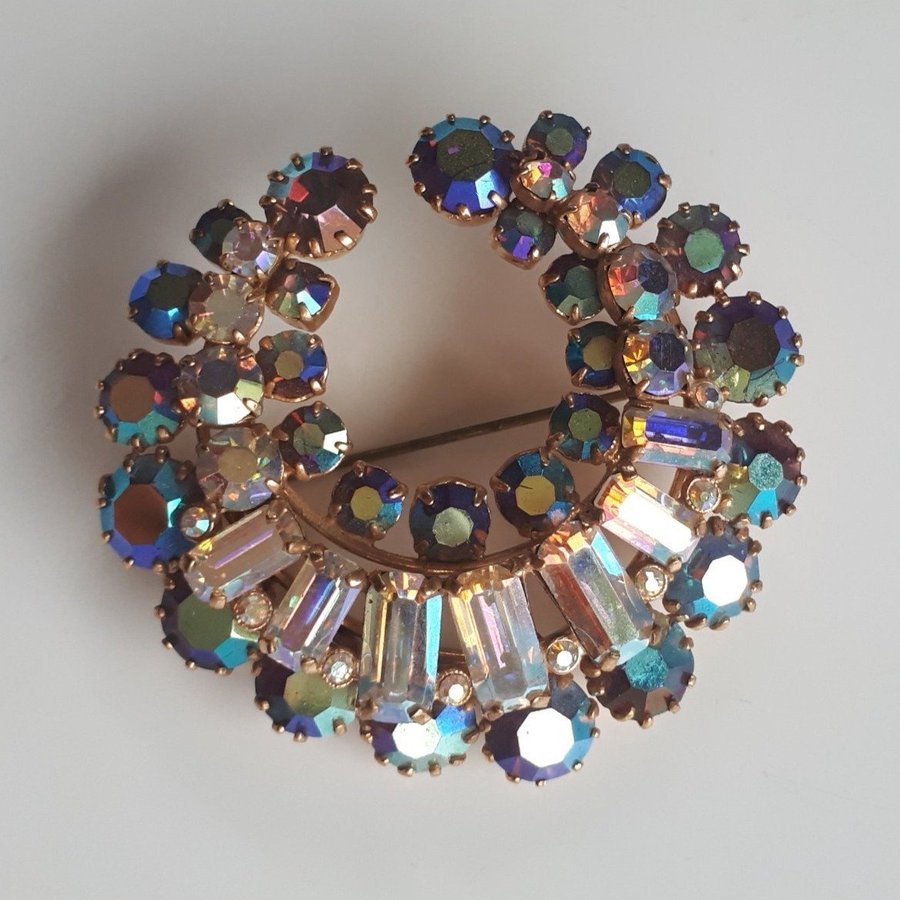 Perfect Old Sparkling Brooch 5cm. Broche. Antik Brosch. Brocher. Broscher.