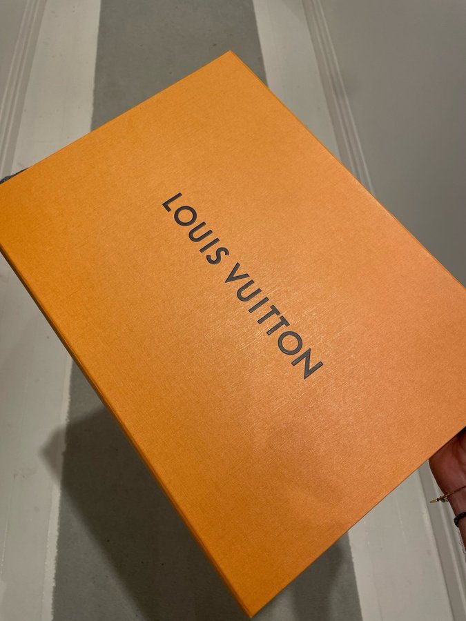 Louis Vuitton blå halsduk