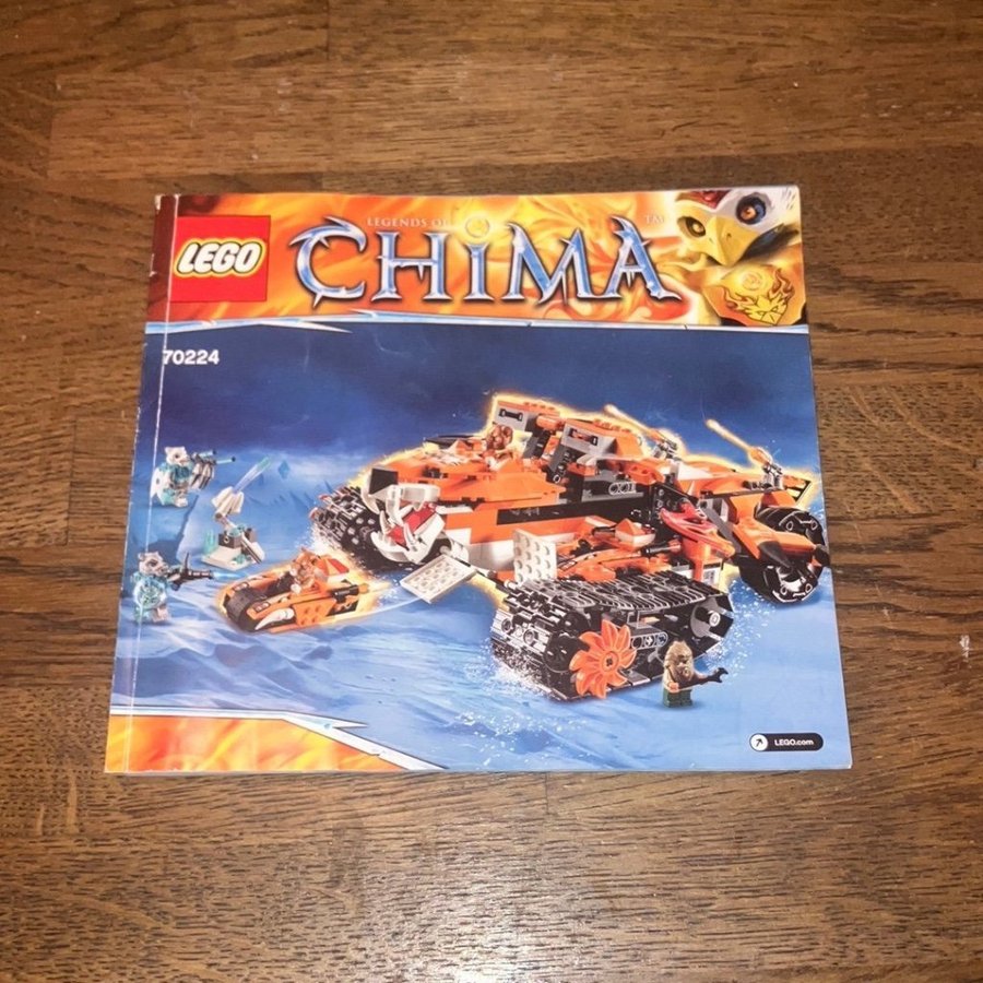 LEGO Chima 70224 - Cragger's Lava Crusher -endast Byggmanualer