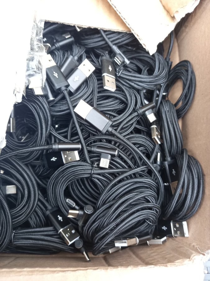 50 st Brand New kabel USB-A- micro USB 1 M langse pa bilderna