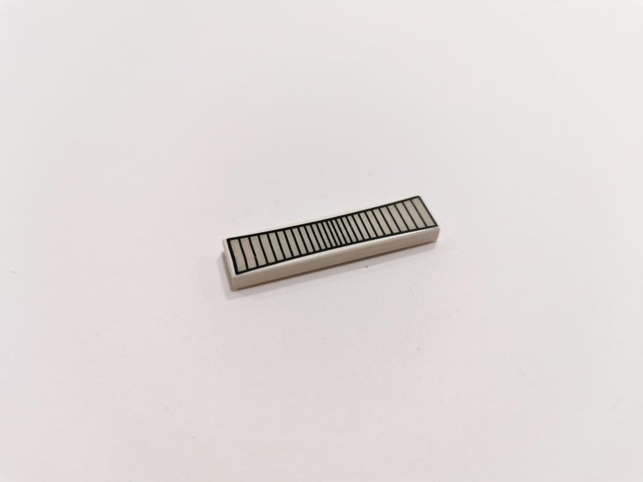 Lego - tryck - tile - 1x4 - radar - 2431px12 - vit