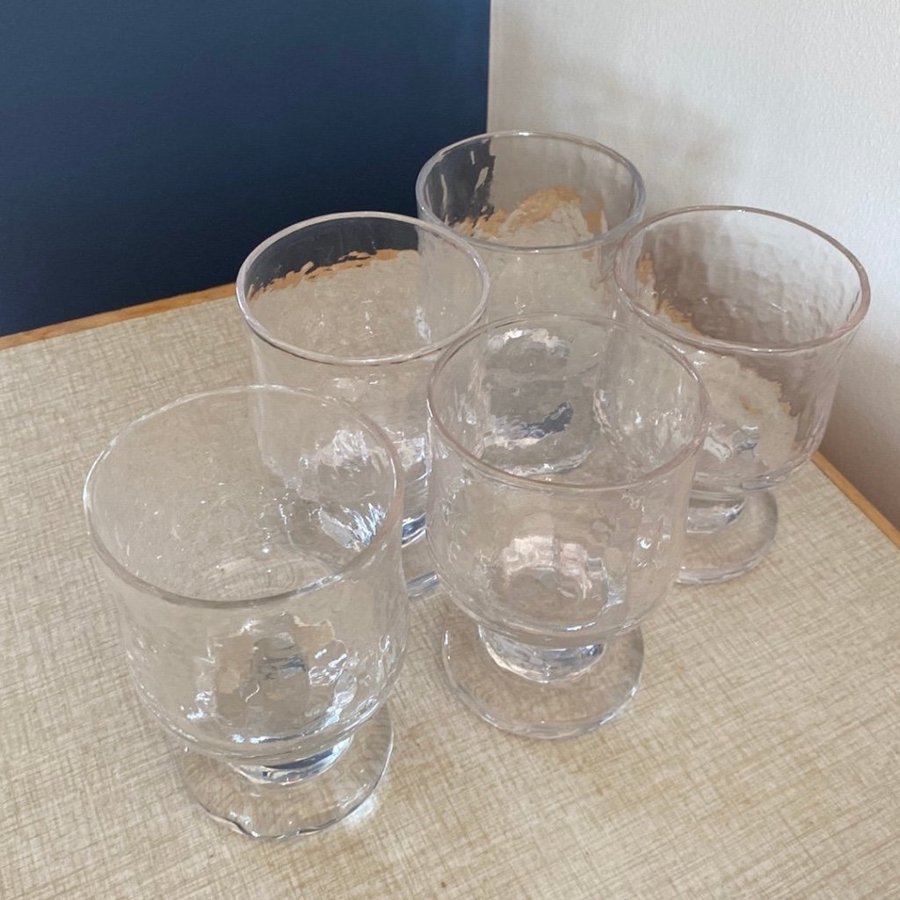 Retro Pukeberg Rondola ÖLGLAS ALLGLAS glas 50-tal design Uno Westerberg rustica