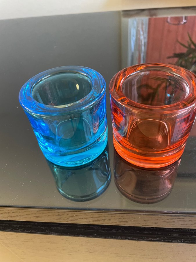 iittala Kivi Äldre Sky Blue?  Rosa/orange?