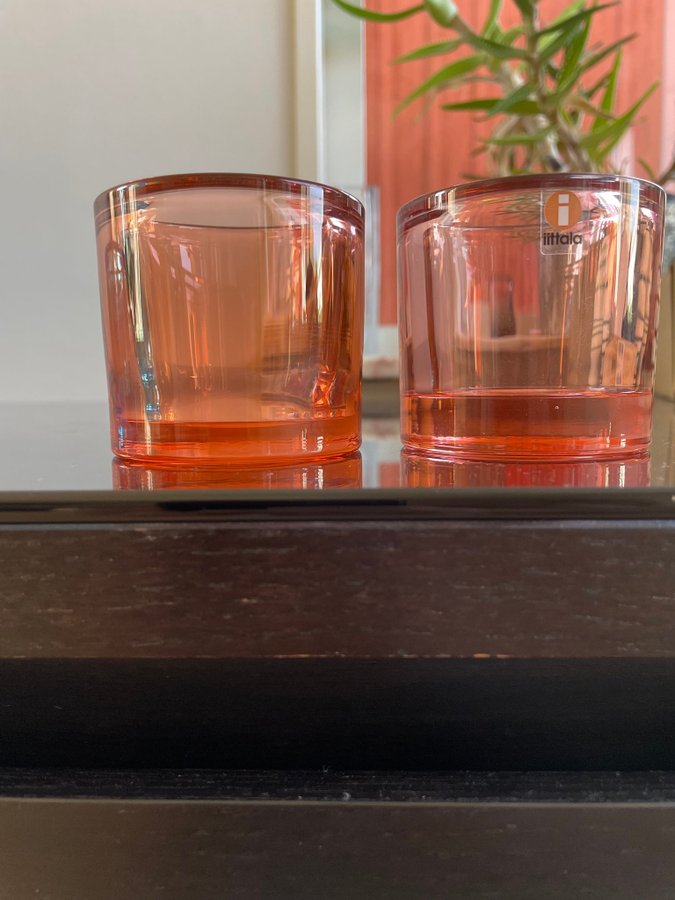 iittala Kivi Äldre Sky Blue?  Rosa/orange?