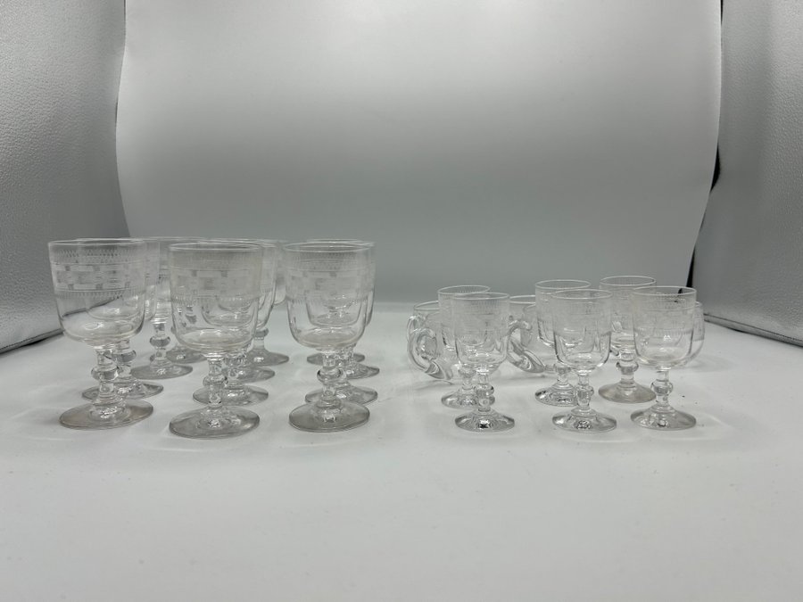 Baccarat kristall vin glas 12+6+6