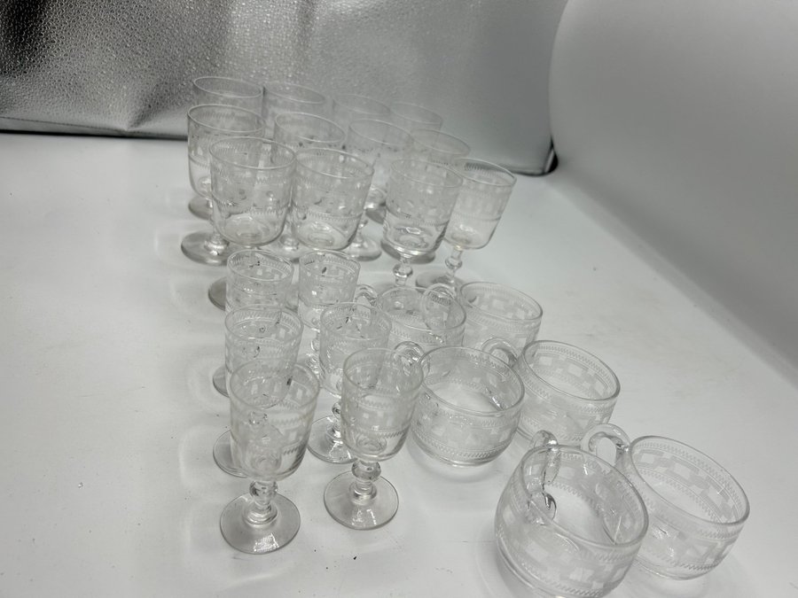 Baccarat kristall vin glas 12+6+6