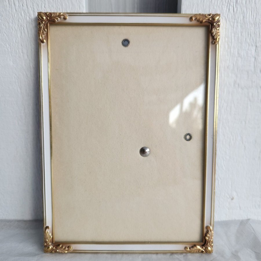 Vintage Scandinavian ML RAMMEN Metal Photo/Picture Frame Denmark