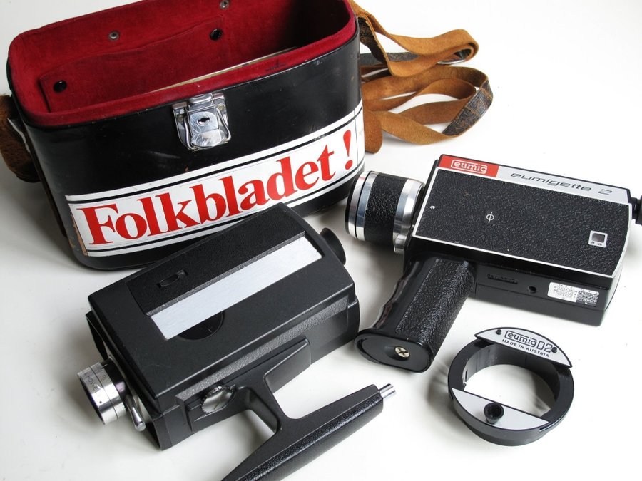 RETRO FILMKAMEROR EUMIG EUMIGETTE 2 BELL  HOWELL OPTRONIC EYE KAMERA SUPER 8