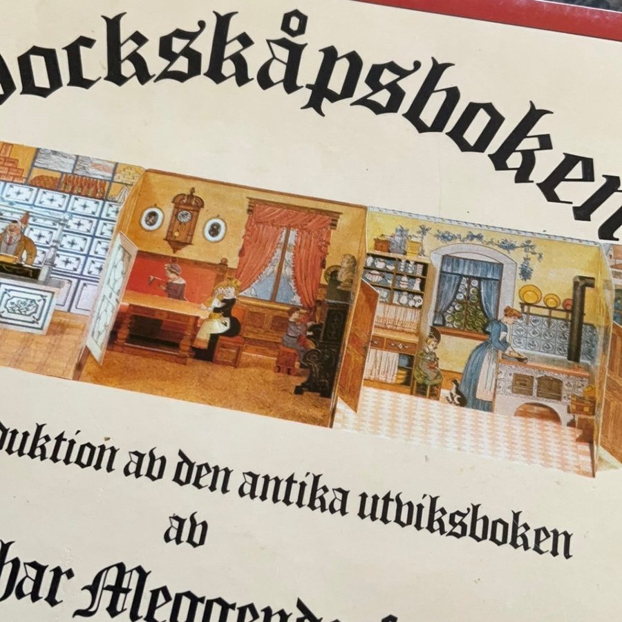 Dockskåpsboken Dockskåp Lothar Meggendorfer bok utviksboken