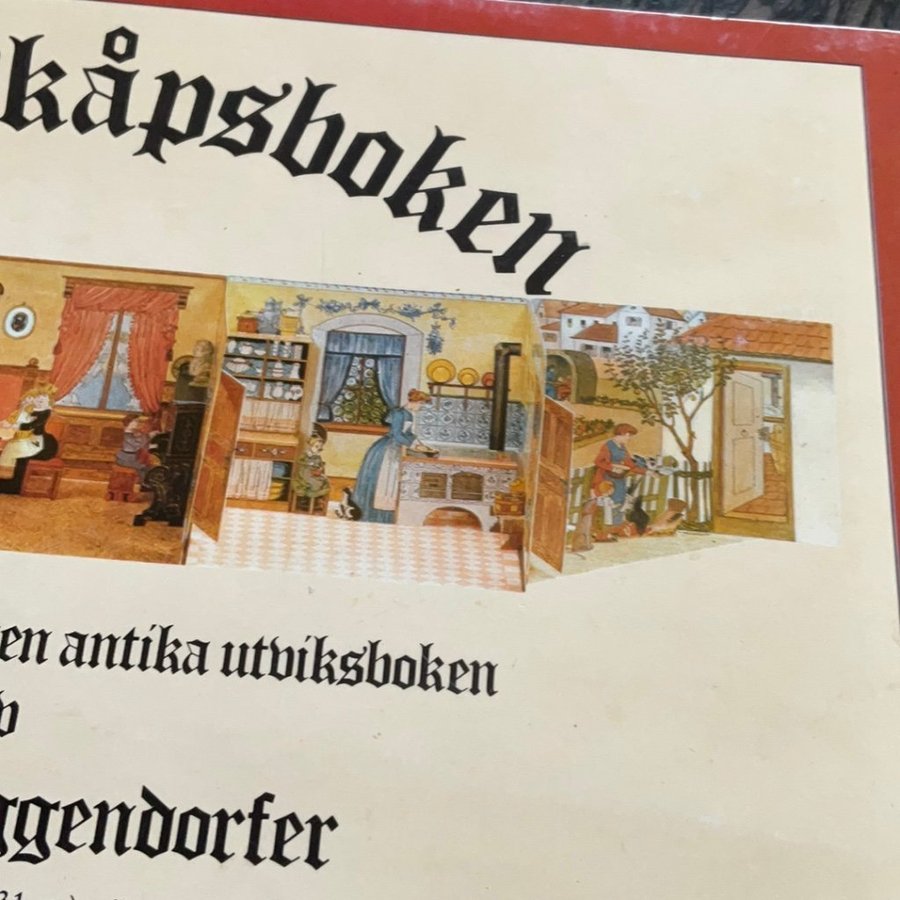 Dockskåpsboken Dockskåp Lothar Meggendorfer bok utviksboken