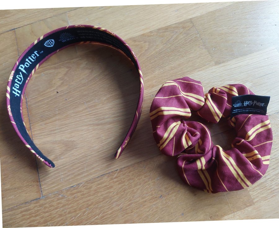 Harry Potter Gryffindor diadem och scrunchie