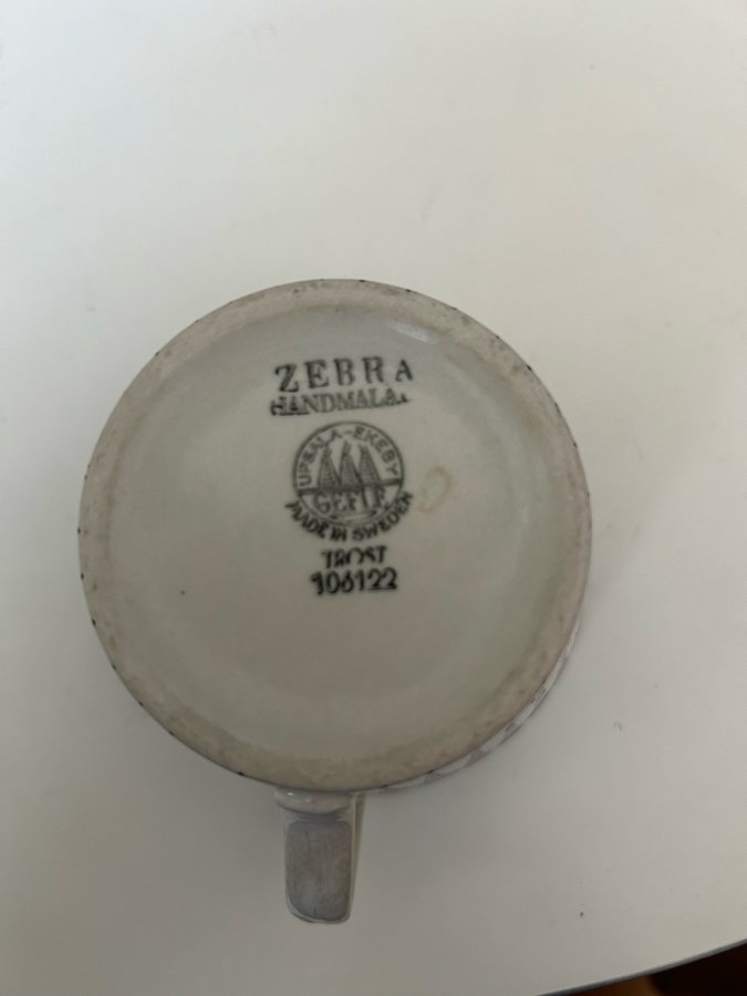 Zebra tekopp  fat