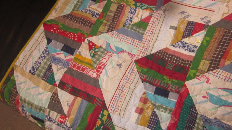 Lapptäcke, quilt, picknickfilt