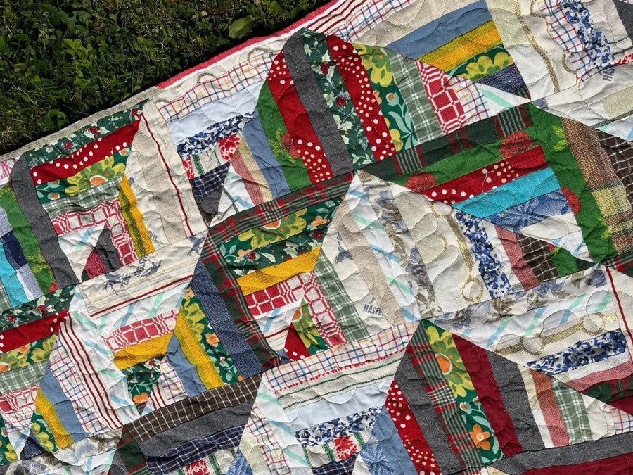 Lapptäcke, quilt, picknickfilt