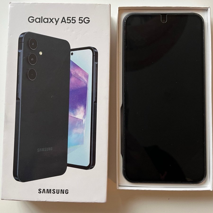 Samsung Galaxy A55 5G 128 GB Awesome Navy, inga skador