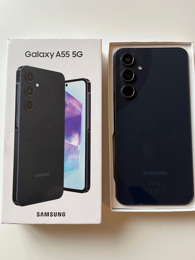 Samsung Galaxy A55 5G 128 GB Awesome Navy, inga skador