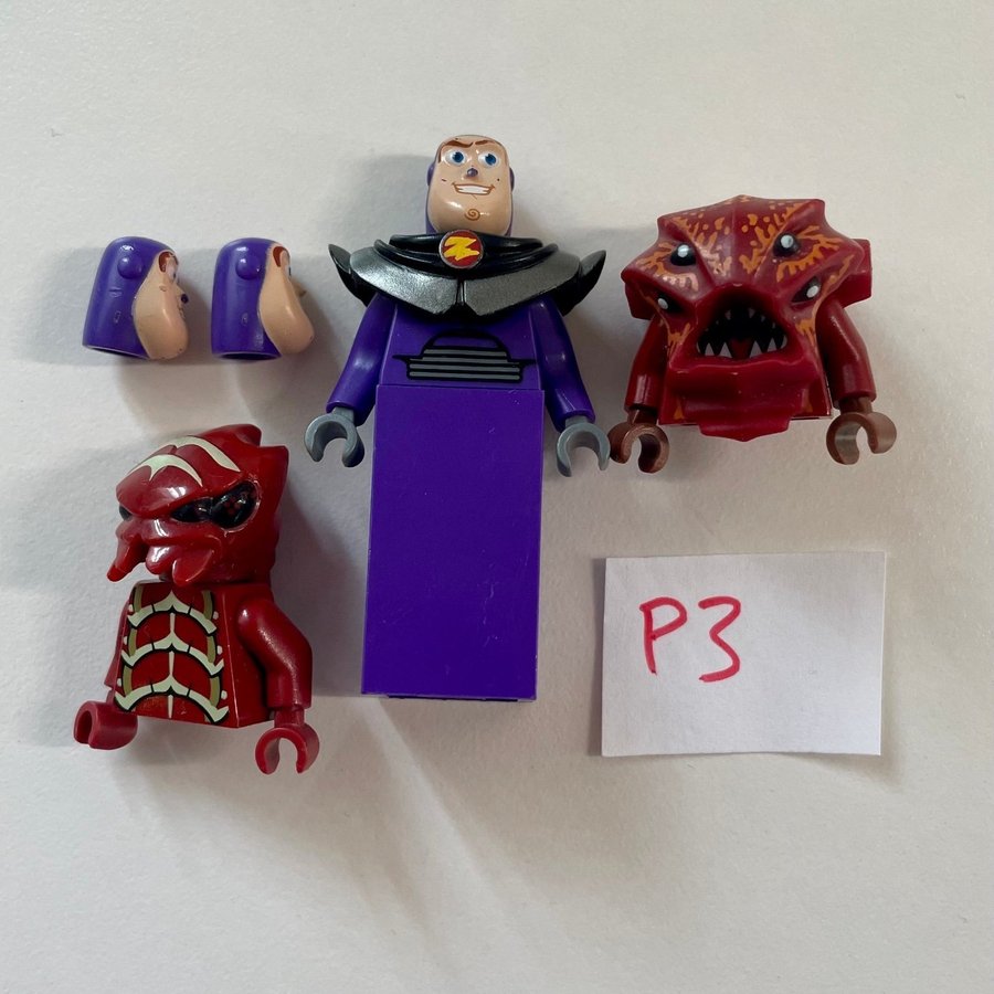 #P3 ÄKTA LEGO toy story space mm DYRA delar till figurer gubbar minifigurer