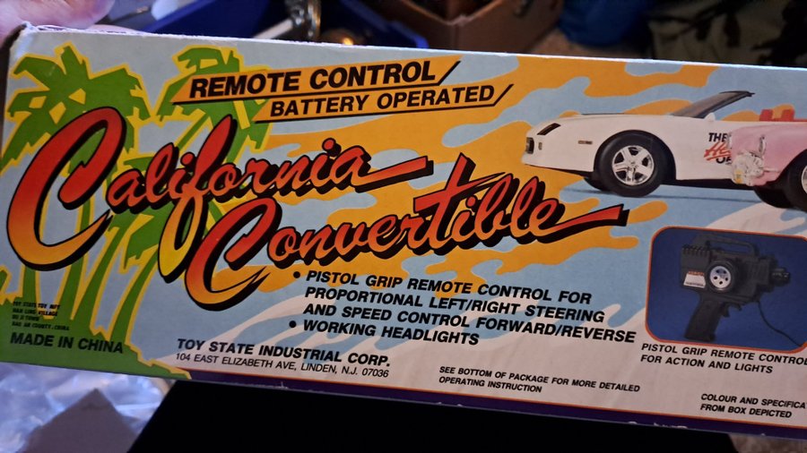 Radiostyrd bil California Convertible