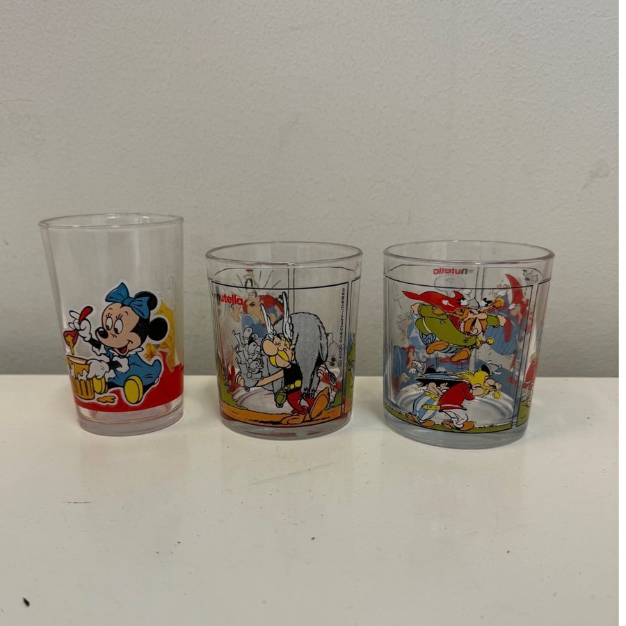 Glas med motiv