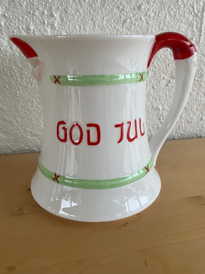 Julkanna "God Jul", Rörstrand, kanna, tillbringare, stor bringare