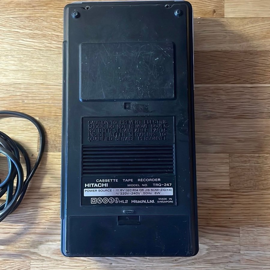 HITACHI cassette recorder TRQ-247