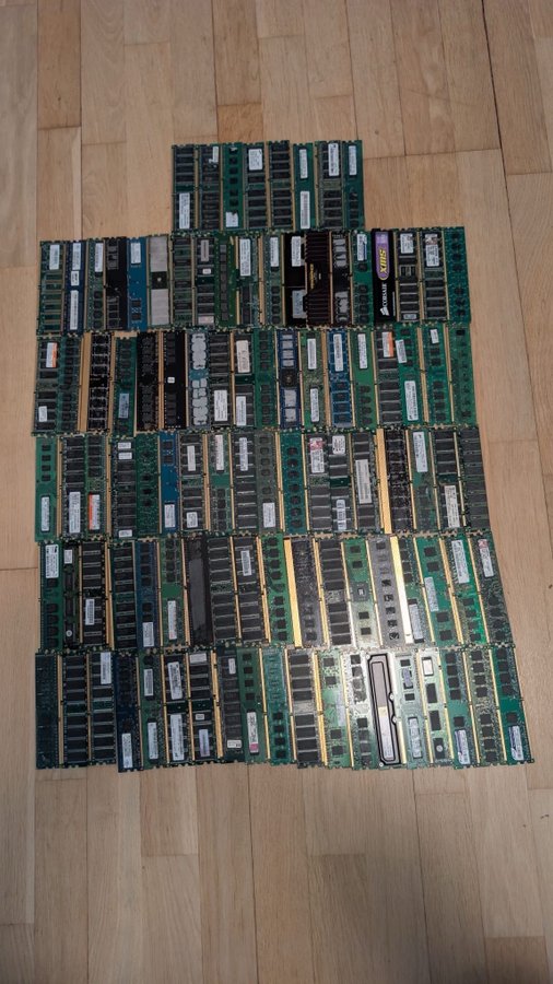 100 st ramminnen |SDRAM, DDR,DRR2,DDR3,DDR4