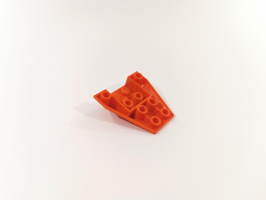 Lego - wedge - underdel - front - 4x4 - part 4855 - röd