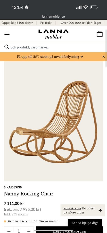 SIKA DESIGN Nanny Rocking Chair